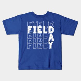 Field Day 2022 For school teachers kids and family blue Kids T-Shirt